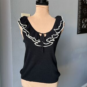 Lauren Ralph Lauren Midnight Silk Top